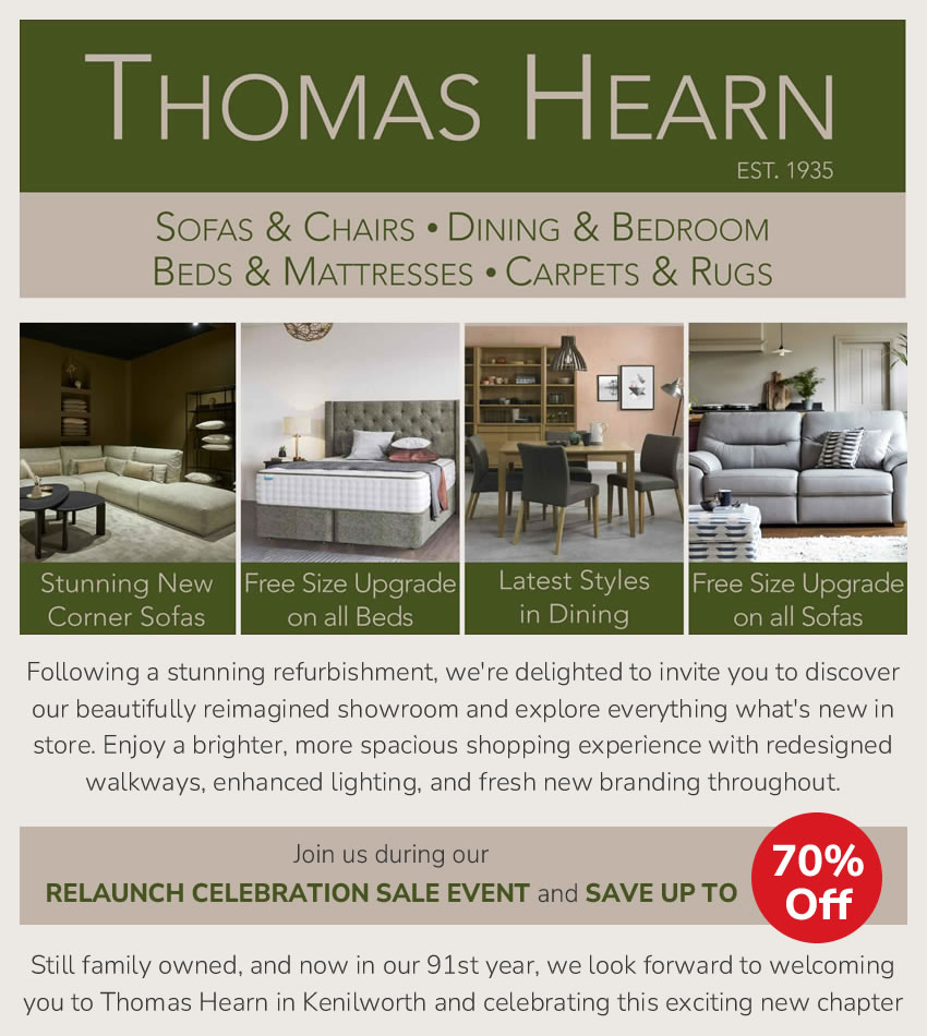 Thomas Hearn Relaunch Celebration Sale Event