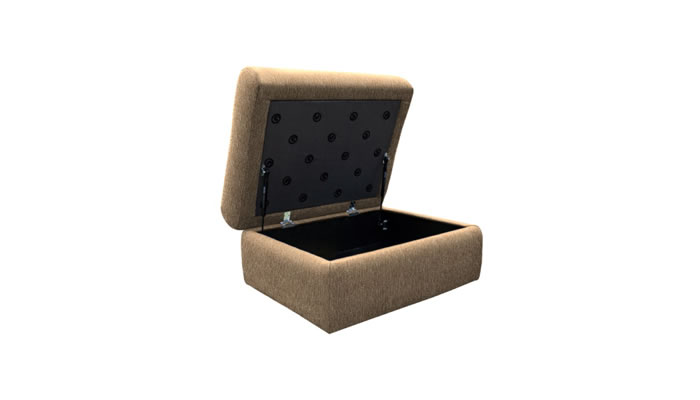 G Plan Holmes Fabric Storage Footstool