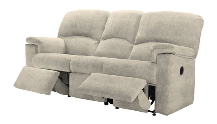 G Plan Chloe Fabric 3 Seater Double Recliner