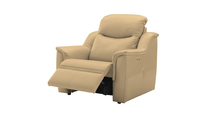 G Plan Firth Leather Chair Power Recliner