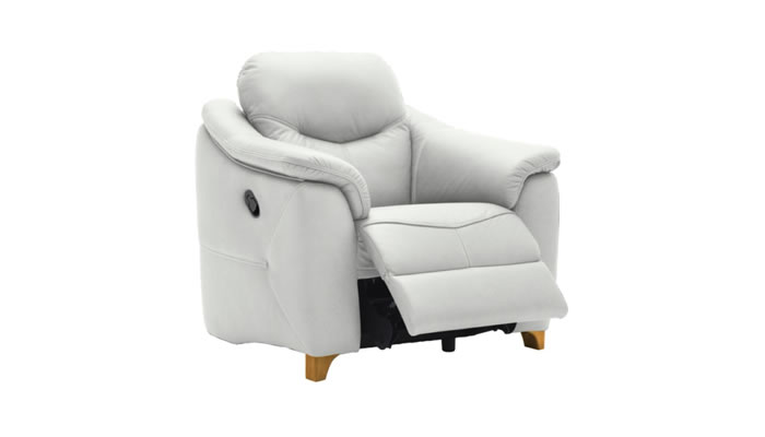 G Plan Jackson Leather Chair Power Recliner