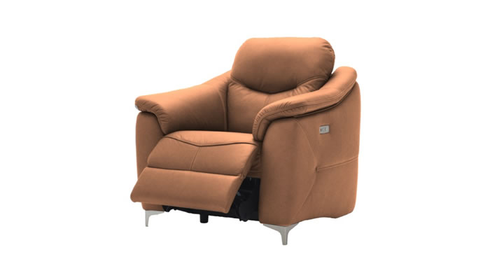 G Plan Jackson Leather Chair Power Recliner