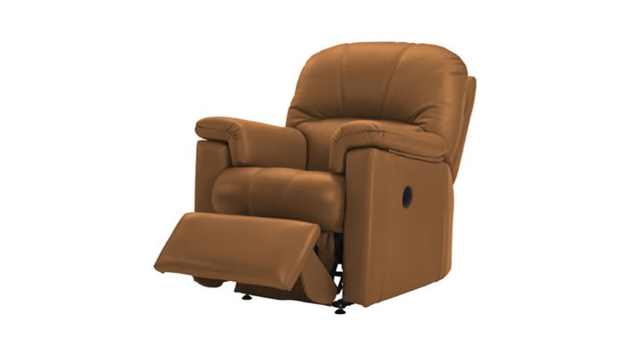 G Plan Chloe Leather Small Chair Manual Recliner