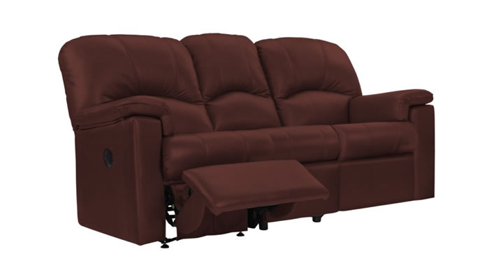 G Plan Chloe Leather 3 Seater Manual Single Recliner