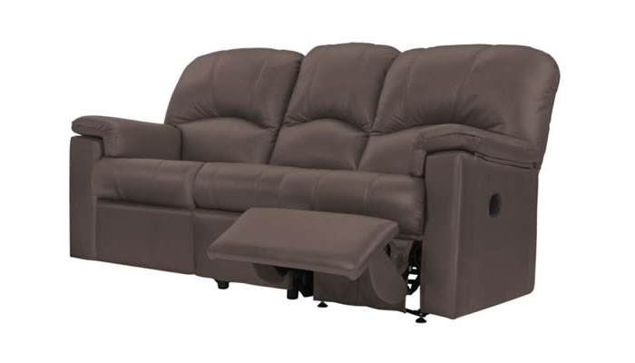 G Plan Chloe Leather 3 Seater Manual Single Recliner
