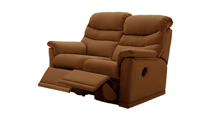 G Plan Malvern Leather 2 Seater Power Double Recliner