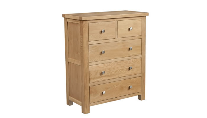 Signature Collection Dorridge Light Oak Bedroom 2 Over 3 Chest