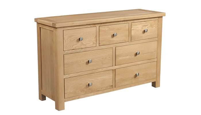 Signature Collection Dorridge Light Oak Bedroom 3 Over 4 Chest