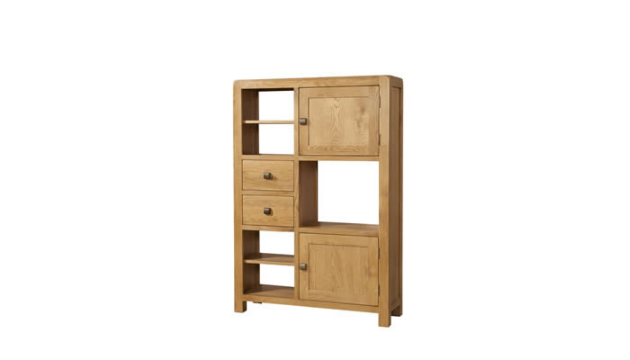 Signature Collection Daventry High Display Unit 2 Door 2 Drawer