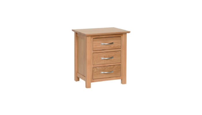 Signature Collection New York Bedroom 3 Drawer Bedside