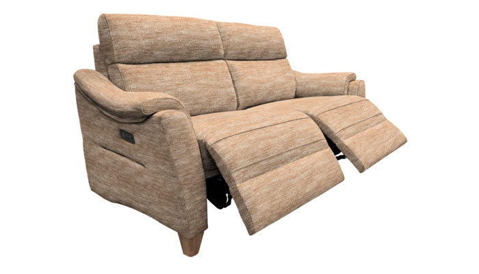 G Plan Hurst Fabric Large Manual Double Recliner