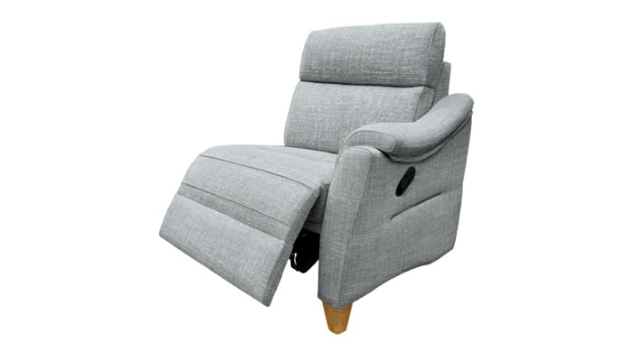 G Plan Hurst Fabric End Unit Power Recliner Small
