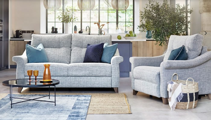 G Plan Riley Fabric Large Power Double Recliner