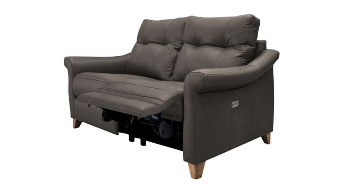 G Plan Riley Leather Small Manual Double Recliner