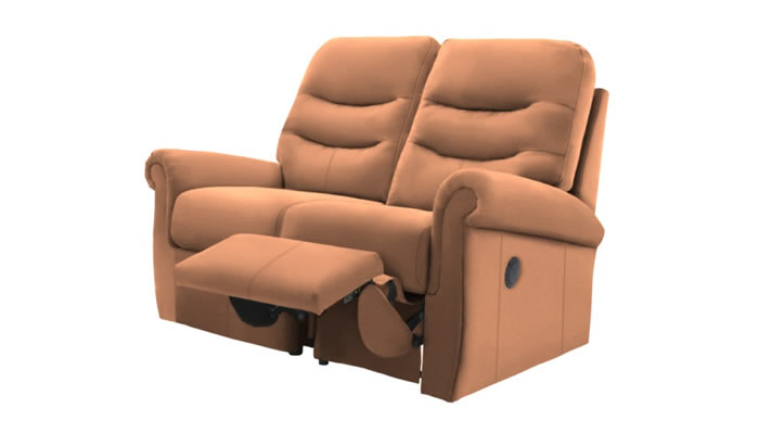 G Plan Holmes Leather 2 Seater Power Single Recliner