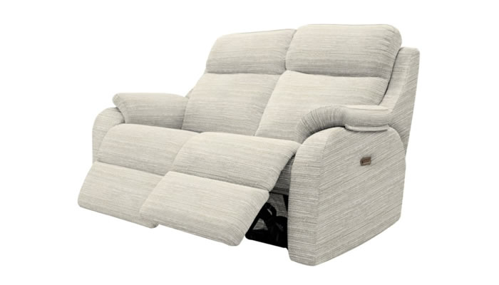 G Plan Kingsbury Fabric 2 Seater Power DBL Recliner