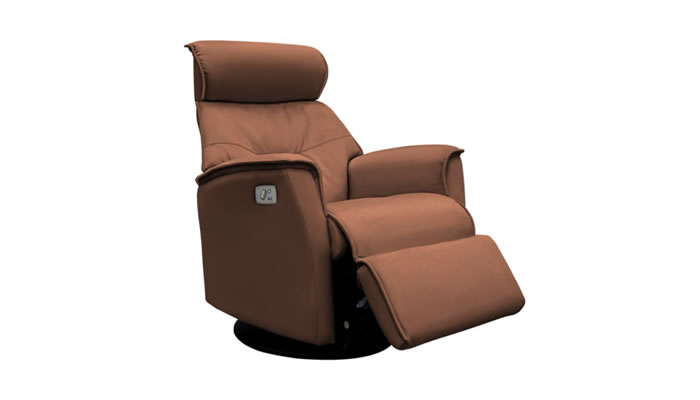 G Plan Malmo Leather Large Manual Chair