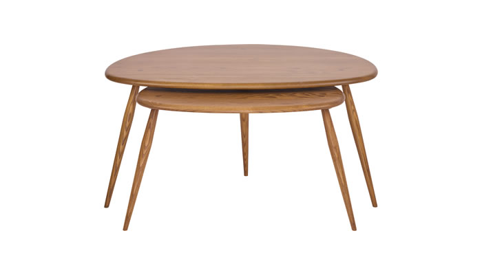 Ercol Ercol Collection Pebble Coffee Table Nest