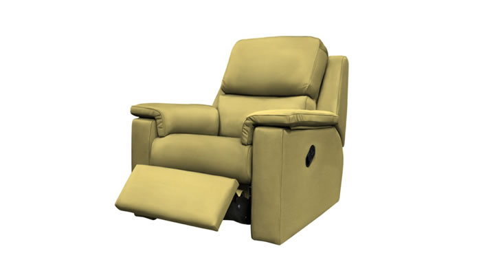 G Plan Harper Fabric Chair Power Recliner Headrest Lumbar
