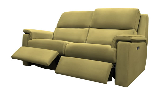 G Plan Harper Fabric Large Sofa Power Double Recliner