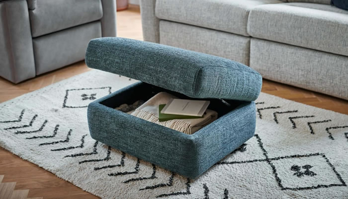 G Plan Harper Fabric Storage Footstool