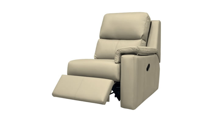 G Plan Harper Leather End Module Powered Recliner