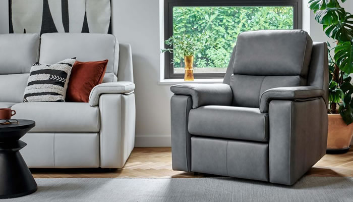G Plan Harper Leather Chair Manual Recliner