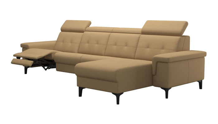 Stressless Anna A2 Fabric 4 Seater Sofa Power Recliner Long Seat