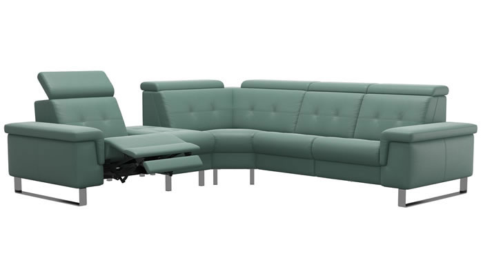 Stressless Anna A2 Leather Corner Sofa Power Recliner