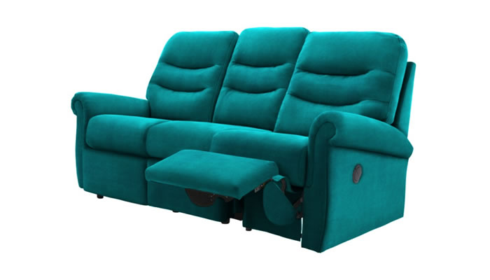 G Plan Holmes Fabric 3 Seater Powered Single Recliner