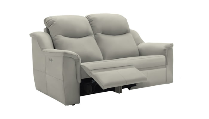 G Plan Firth Leather 2 Seater Power Single Recliner