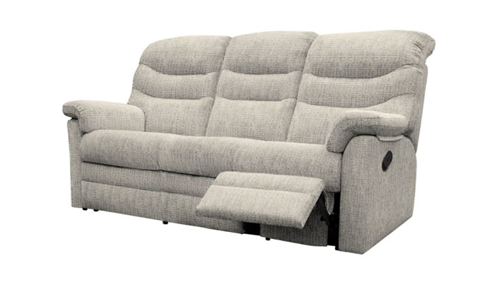 G Plan Ledbury Fabric 3 Seater Manual Single Recliner