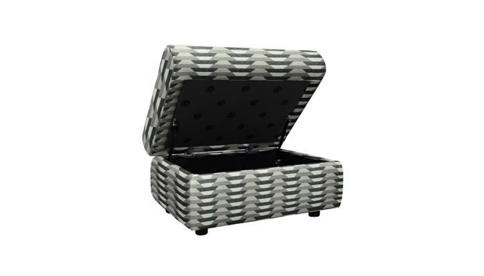 G Plan Ledbury Fabric Storage Footstool