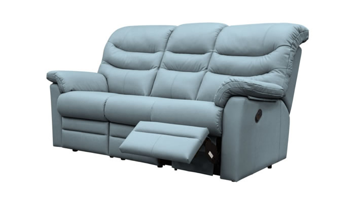 G Plan Ledbury Leather 3 Seater Manual Single Recliner