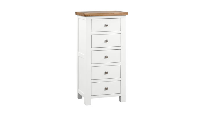 Signature Collection Digbeth Painted Bedroom 5 Drawer Tall Chest