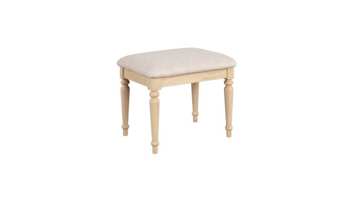 Signature Collection Leamington Oak Bedroom Dressing Table Stool