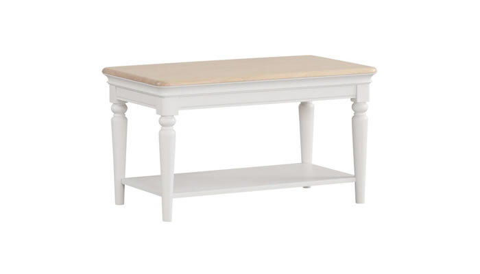 Signature Collection Leamington Painted Coffee Table With Shelf