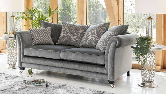 Alstons Lowry Pillow Back 3 Seater Sofa