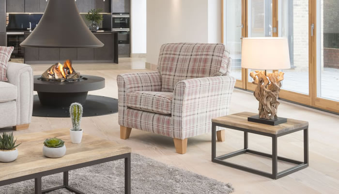 Alstons Memphis Chair in 7541 Fabric