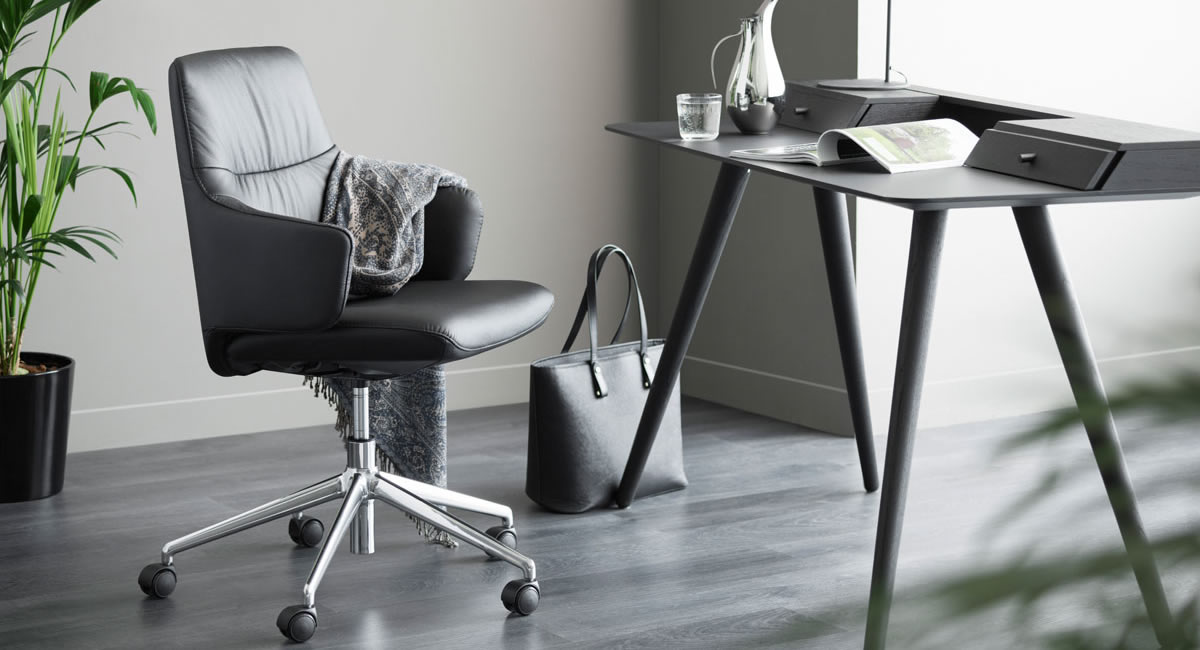 The Stressless Mint Office Polished Base Stressless Mint Office
